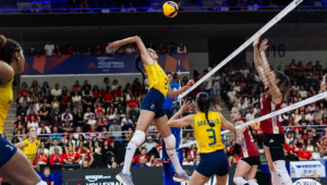 Alemanha quebra invencibilidade do Brasil na VNL