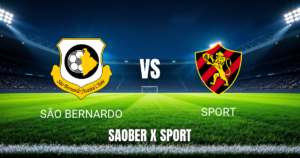 Onde assistir São Bernardo x Sport: Palpite 14/06/2026