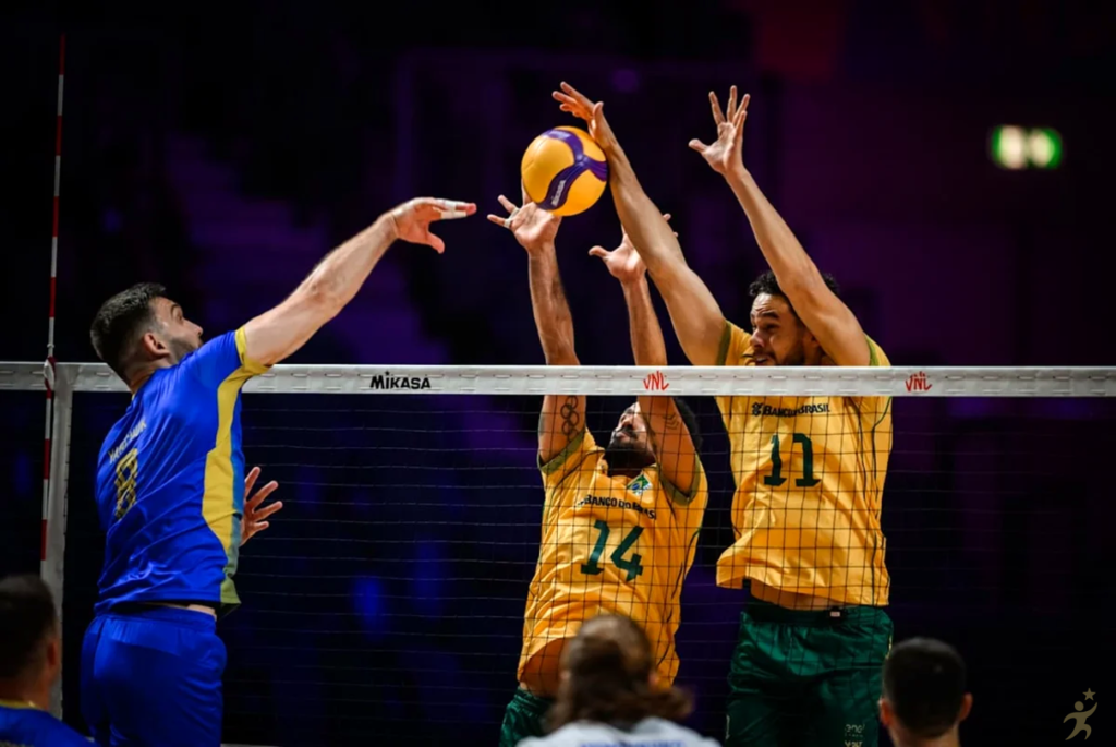Seleção Brasileira de Vôlei perde invencibilidade para Ucrânia