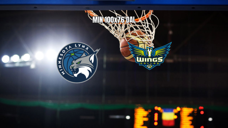 Minnesota Lynx domina Dallas Wings e vence por 100 a 76 na WNBA