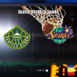 Seattle Storm 83 x 88 LA Sparks: Virada no Último Quarto na WNBA