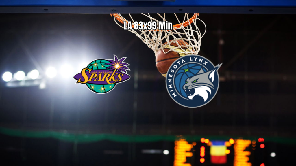 Minnesota Lynx domina Los Angeles Sparks e vence por 99 a 83