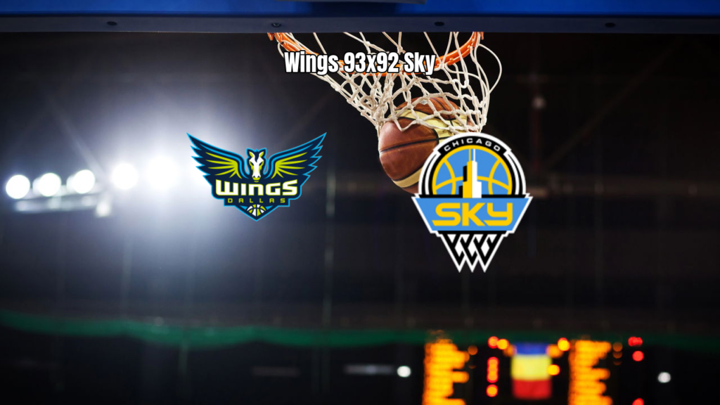 Dallas Wings vence Chicago Sky em jogo emocionante 93 a 92