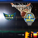 Dallas Wings vence Chicago Sky em jogo emocionante 93 a 92