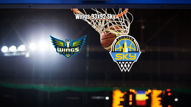 Dallas Wings vence Chicago Sky em jogo emocionante 93 a 92