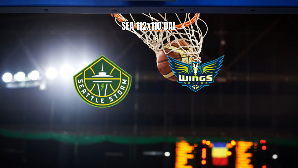 Seattle Storm 112 x 110 Dallas Wings - Vitória emocionante