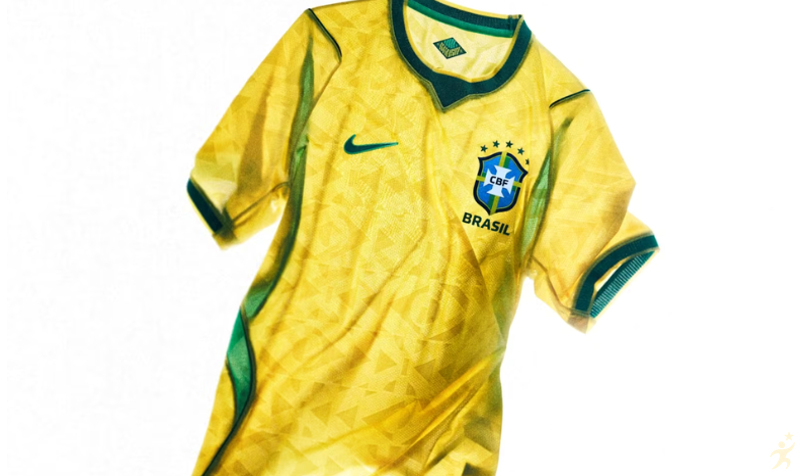 Nova camisa do Brasil é eleita a 2ª mais bonita da Copa 2026