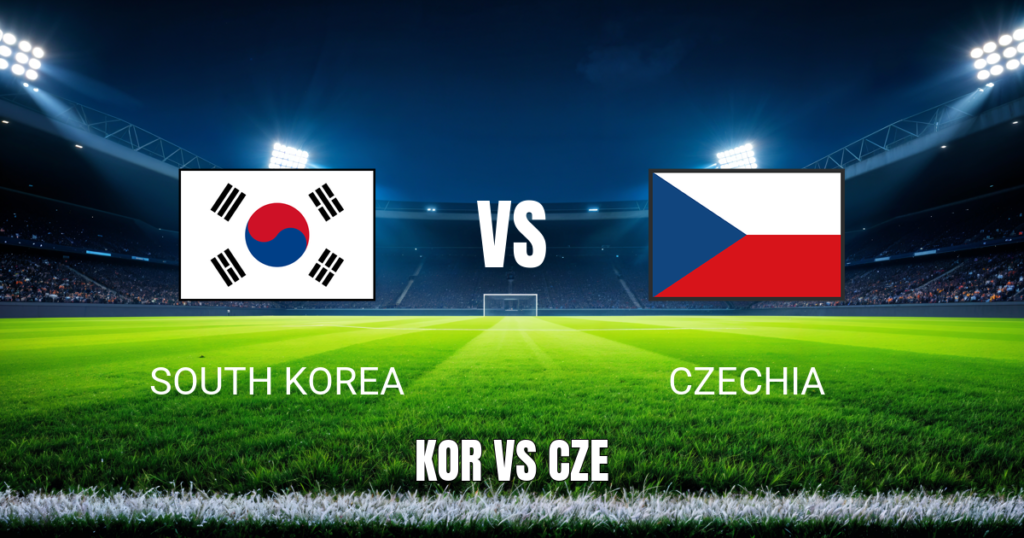 Onde Assistir Coreia do Sul vs República Tcheca: Palpite e Transmissão ao Vivo - 11/06/2026
