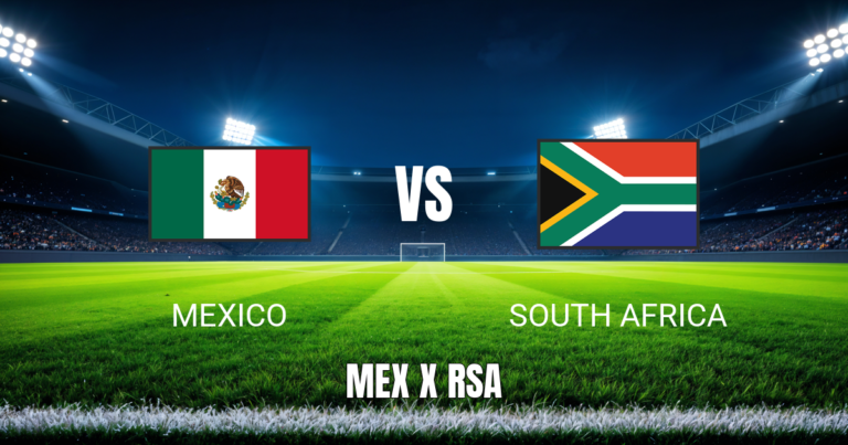 Onde assistir México x África do Sul: horário e palpite 11/06/2026