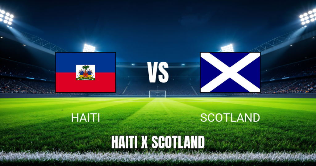 Onde assistir Haiti x Scotland: Palpite e análise 13/06/2026