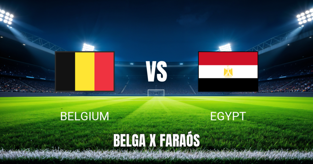 Onde assistir Bélgica x Egito ao vivo na Copa do Mundo 2026 - Palpite 15/06/2026