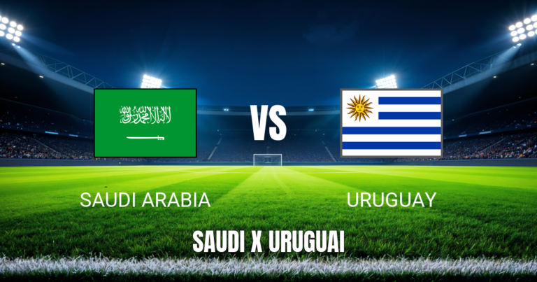 Onde assistir a Arábia Saudita x Uruguai: Palpite para 15/06/2026