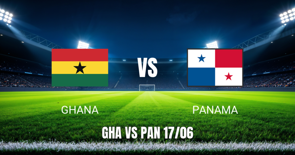 Onde assistir Ghana x Panama pela Copa do Mundo 2026: Palpite e onde ver ao vivo 17/06/2026