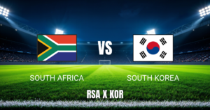 Onde assistir South Africa vs South Korea – Palpite 24/06/2026