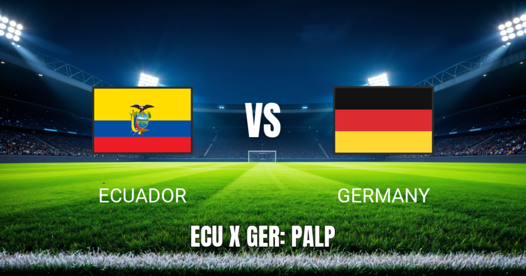 Onde assistir a Ecuador x Germany pela Copa do Mundo 2026 – Palpite e data 25/06/2026