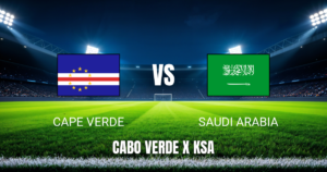 Onde assistir a Cabo Verde x Arábia Saudita na Copa do Mundo 2026: Palpite e data 26/06/2026
