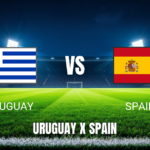 Onde assistir Uruguay x Spain ao vivo: Palpite e transmissão 26/06/2026