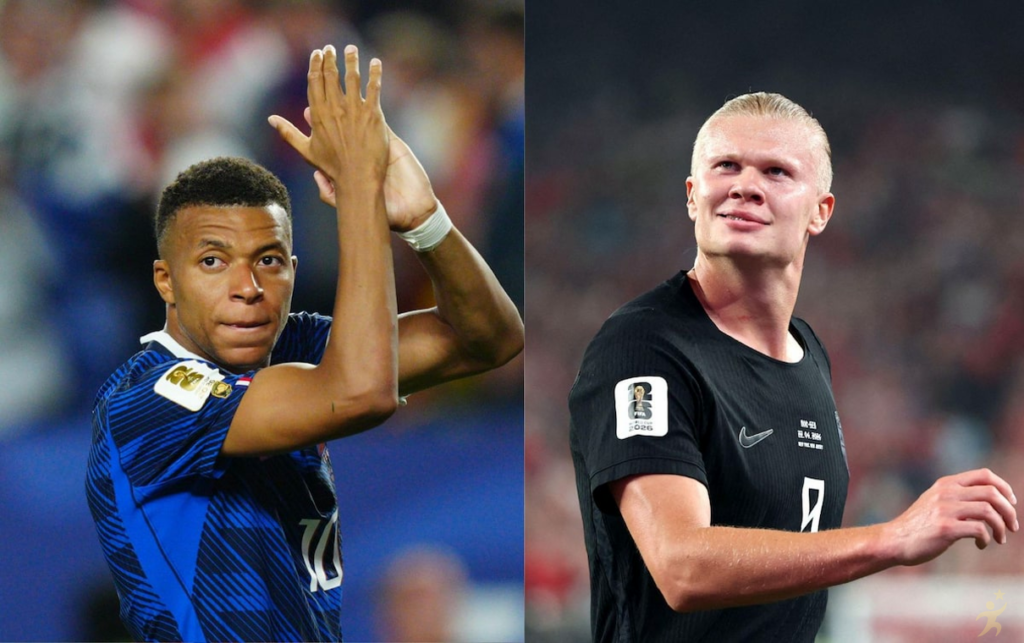 Mbappé e Haaland disputam liderança do Grupo I na Copa 2026