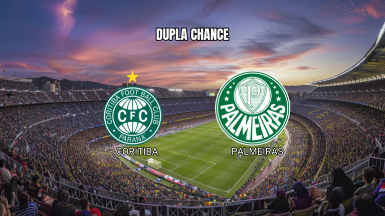 Palpite Coritiba x Palmeiras: Dupla Chance - 22/07/2026