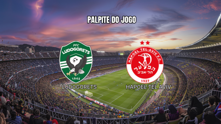 Palpite Ludogorets x Hapoel Tel Aviv: Vantagem israelense e under 3.5 gols - 30/07/2026
