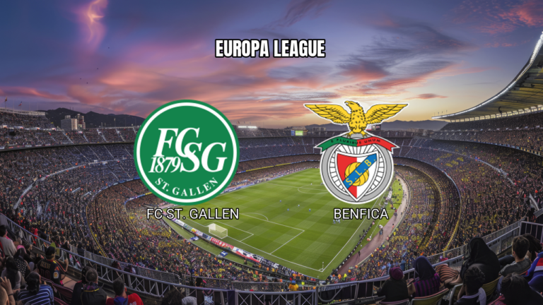 Palpite para FC St. Gallen x Benfica na UEFA Europa League 23/07/2026