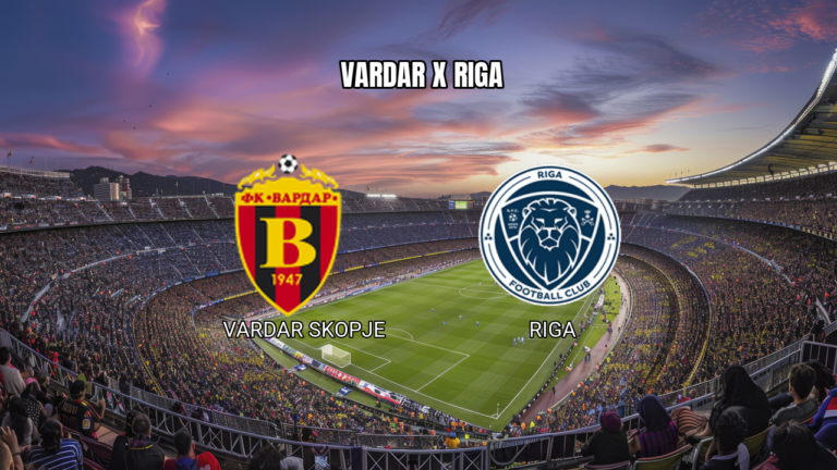 Palpite Vardar Skopje x Riga pela Conference League - 22/07/2026