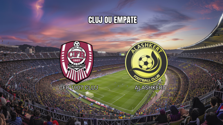 Palpite CFR Cluj x Alashkert: Análise e Prognóstico 30/07/2026