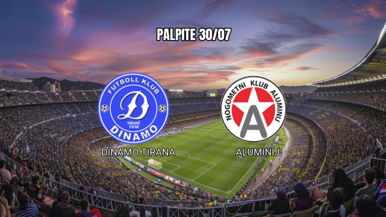 Palpite para Dinamo Tirana vs Aluminij - 30/07/2026