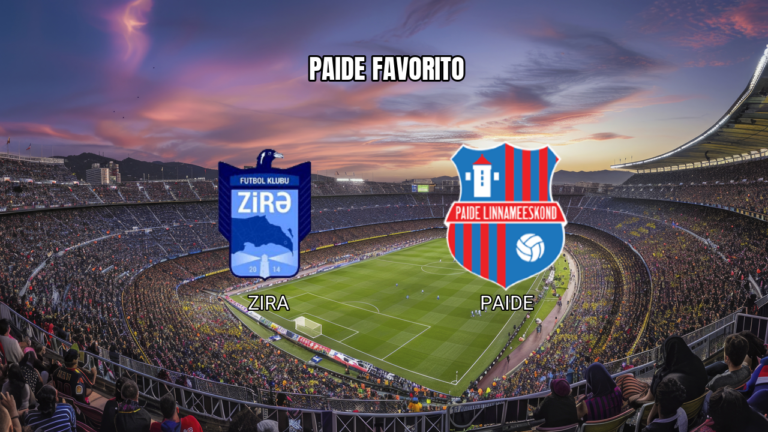 Palpite: Zira x Paide – Empate ou Paide? 30/07/2026
