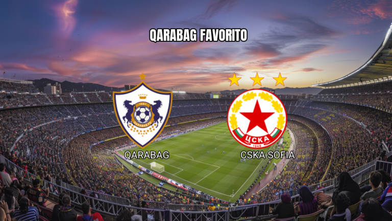 Palpite para Qarabag x CSKA Sofia na UEFA Europa League em 23/07/2026