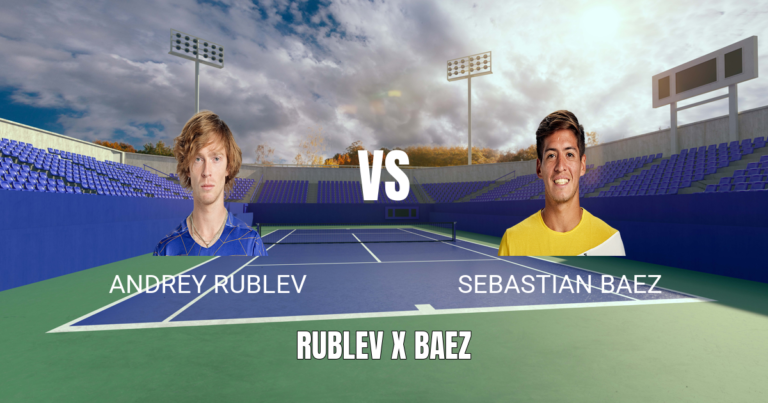 Onde Assistir Andrey Rublev x Sebastian Baez: Palpite 17/07/2026