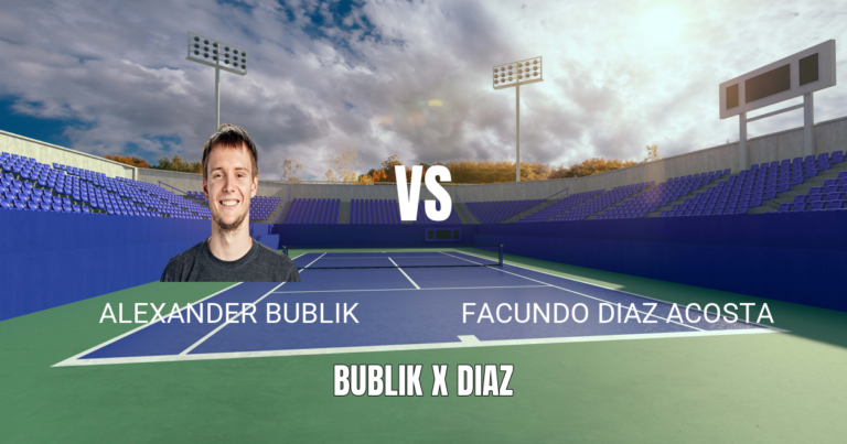 Bublik x Diaz Acosta: Palpite e Onde Assistir 22/07/2026