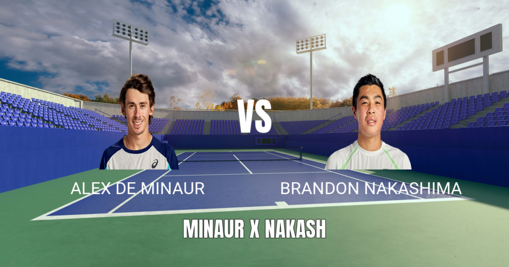 Onde Assistir de Minaur x Nakashima: Palpite para 31/07/2026