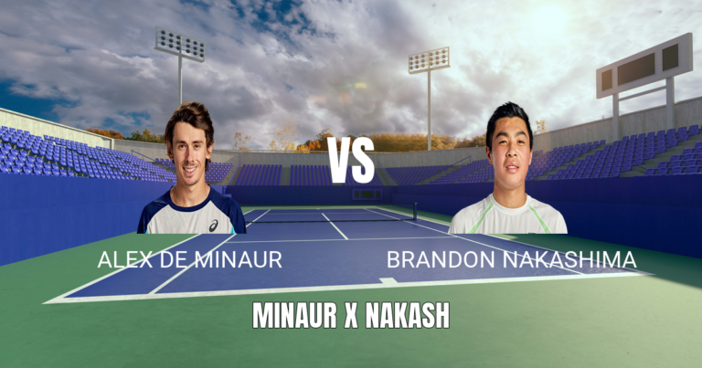 Onde Assistir de Minaur x Nakashima: Palpite para 31/07/2026