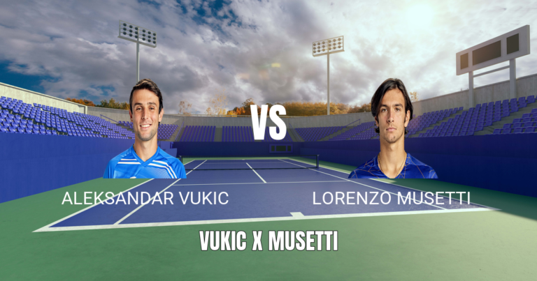 Onde Assistir Vukic vs Musetti: Palpite e Prognóstico 29/07/2026