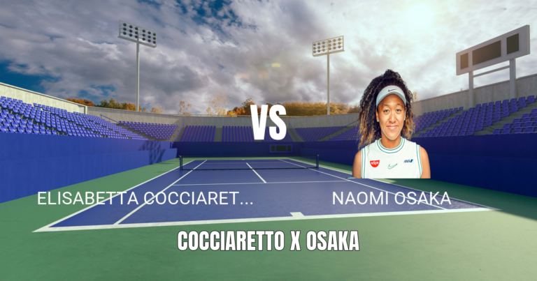 Onde Assistir Cocciaretto vs Osaka: Palpite para 31/07/2026