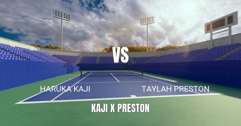 Onde Assistir Haruka Kaji vs Taylah Preston - Palpite 28/07/2026