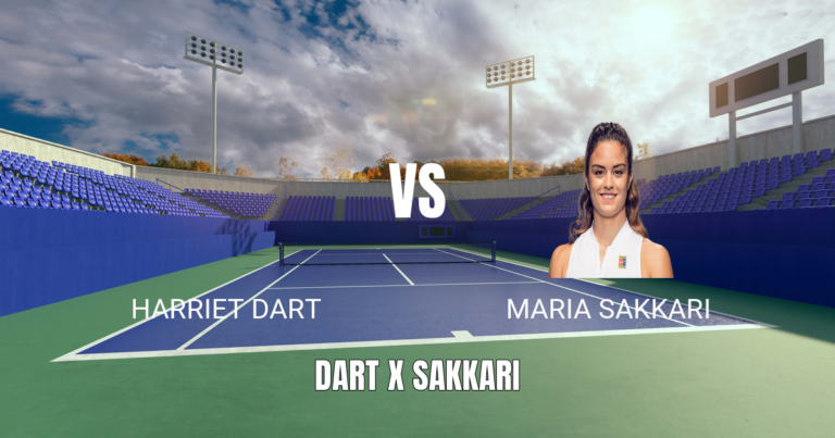 Onde Assistir Harriet Dart vs Maria Sakkari: Palpite 15/07/2026