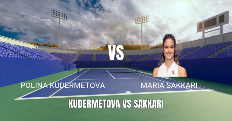 Onde Assistir Polina Kudermetova x Maria Sakkari: Palpite para 13/07/2026