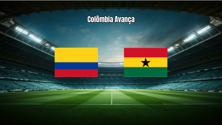 Colômbia vence Gana por 1 a 0 nas oitavas da Copa 2026