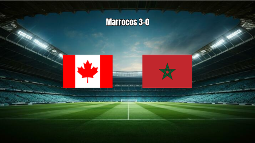 Marrocos domina Canadá e avança nas oitavas da Copa de 2026