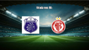 Guarani de Palhoça 1x2 Hercílio Luz: Virada nos Acréscimos