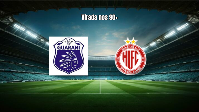 Guarani de Palhoça 1x2 Hercílio Luz: Virada nos Acréscimos