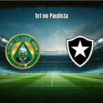Empate entre Aguai U20 e Botafogo SP U20 no Paulista