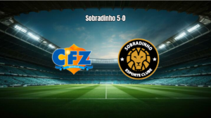 CFZ Brasília U20 0x5 Sobradinho U20: Goleada na 8ª Rodada