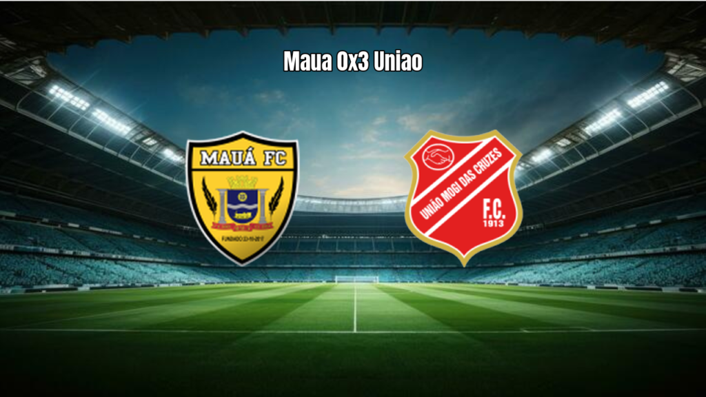 Uniao Mogi domina Maua por 3 a 0 no Paulista Série B