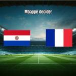 França vence Paraguai por 1 a 0 e avança nas oitavas da Copa
