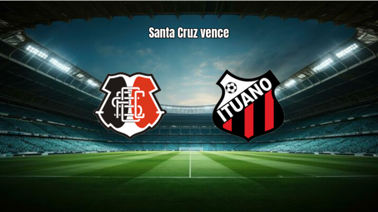 Santa Cruz derrota Ituano por 1 a 0 na Série C