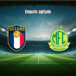União Suzano U20 e Mirassol U20 empatam em 2 a 2 na Paulista