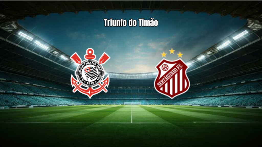 Corinthians U20 vence Sertãozinho U20 por 1 a 0 e mantém invencibilidade